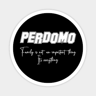 Perdomo Second Name, Perdomo Family Name, Perdomo Middle Name Magnet